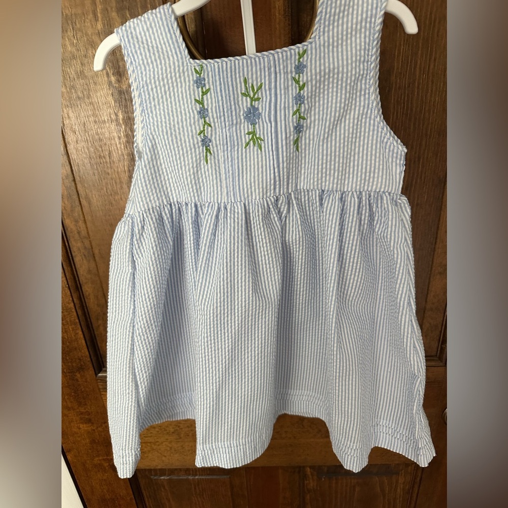 Lil Cactus Searsucker dress